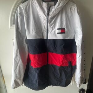 Tommy Hilfiger Men's Tricolor Windbreaker